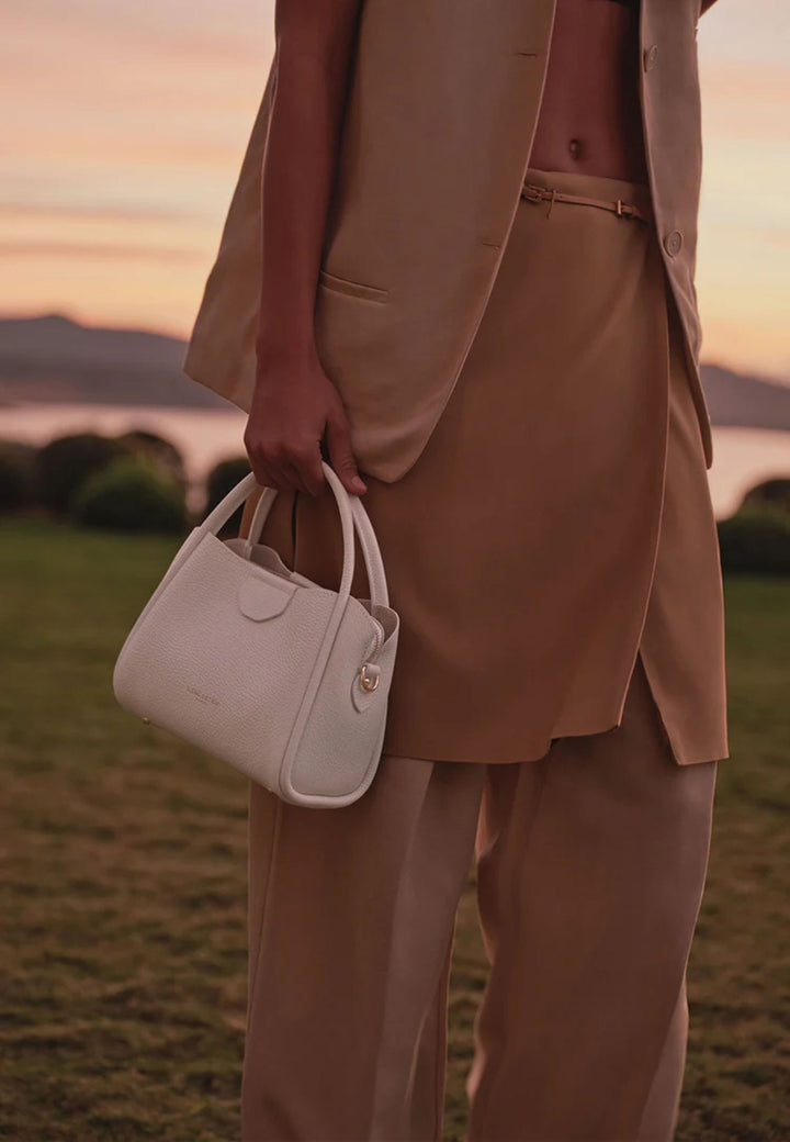 Lancaster Sac à main Aimantée S Ida Double Ecru - In - Beige