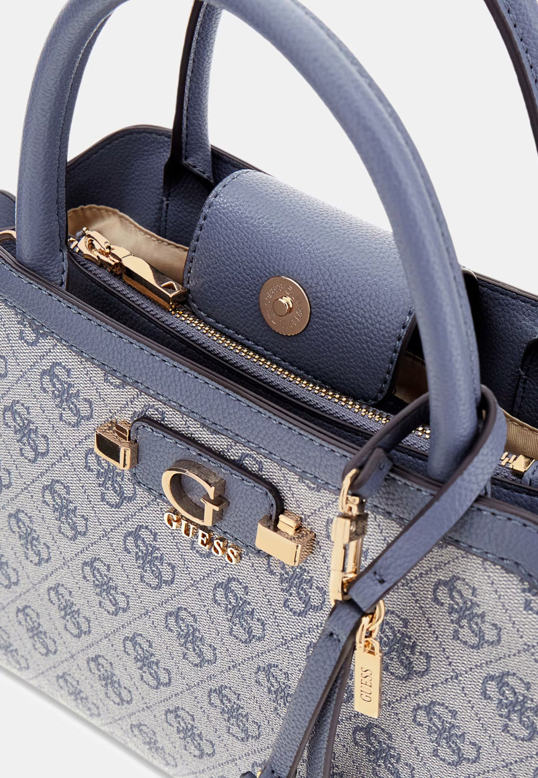 Kabelka Guess Lindsey Slate Logo