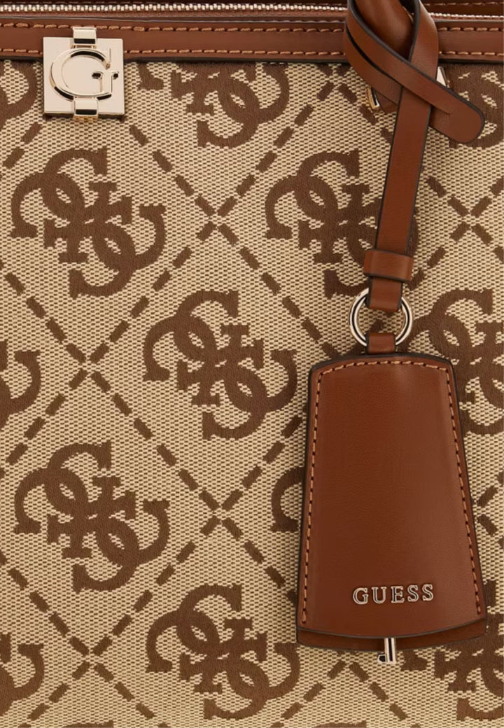 Guess Käekott Audrey Monogramme Latte Logo