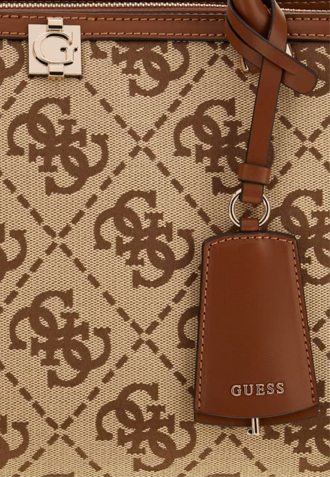 Guess Käekott Audrey Monogramme Latte Logo