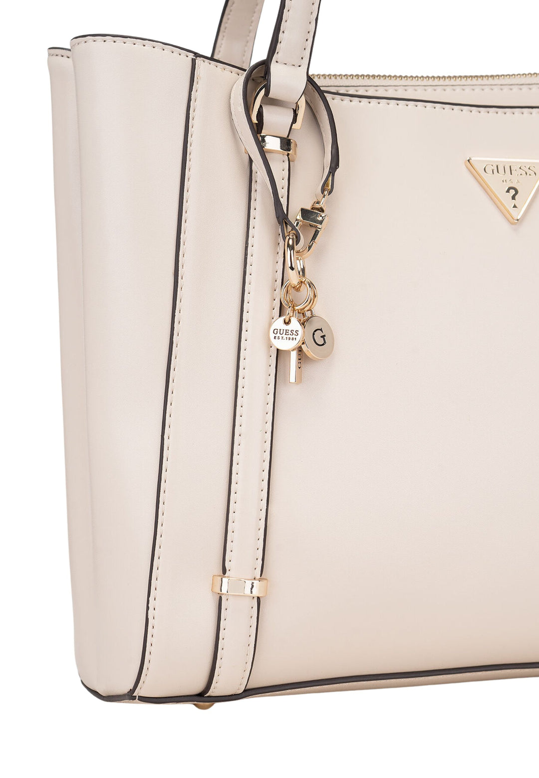 Borsa a tracolla Guess Daryna 2 scomparti Bone