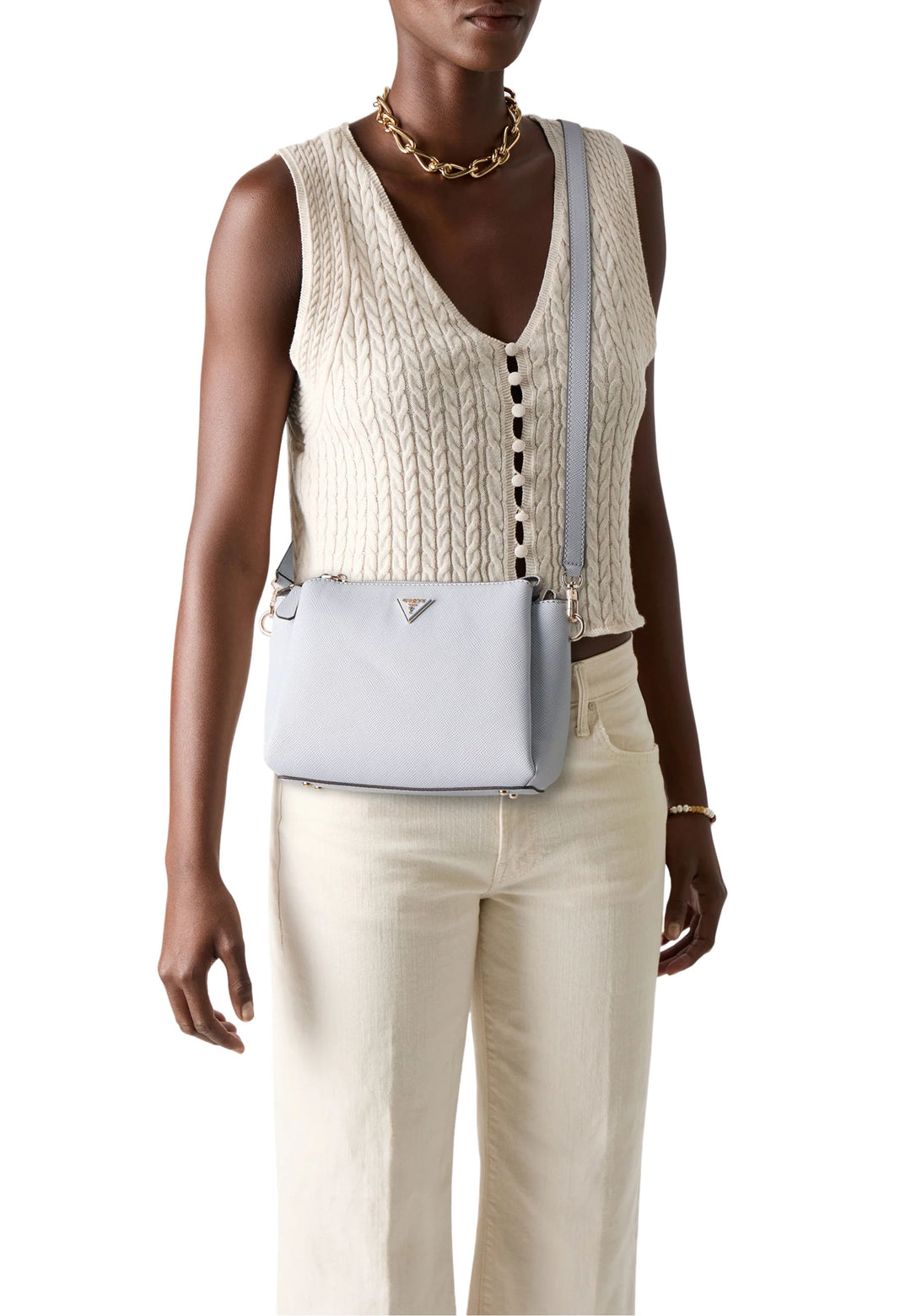 Guess plecu soma Handbag Lavendar Grey