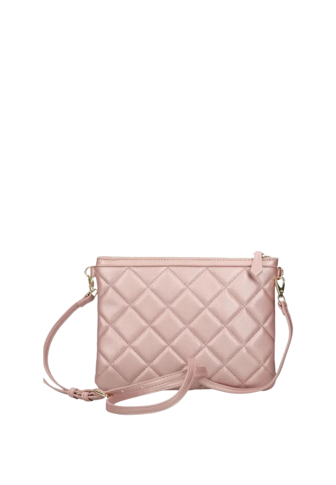 Valentino Ada Crossbody Bag Rosa Metallizzato