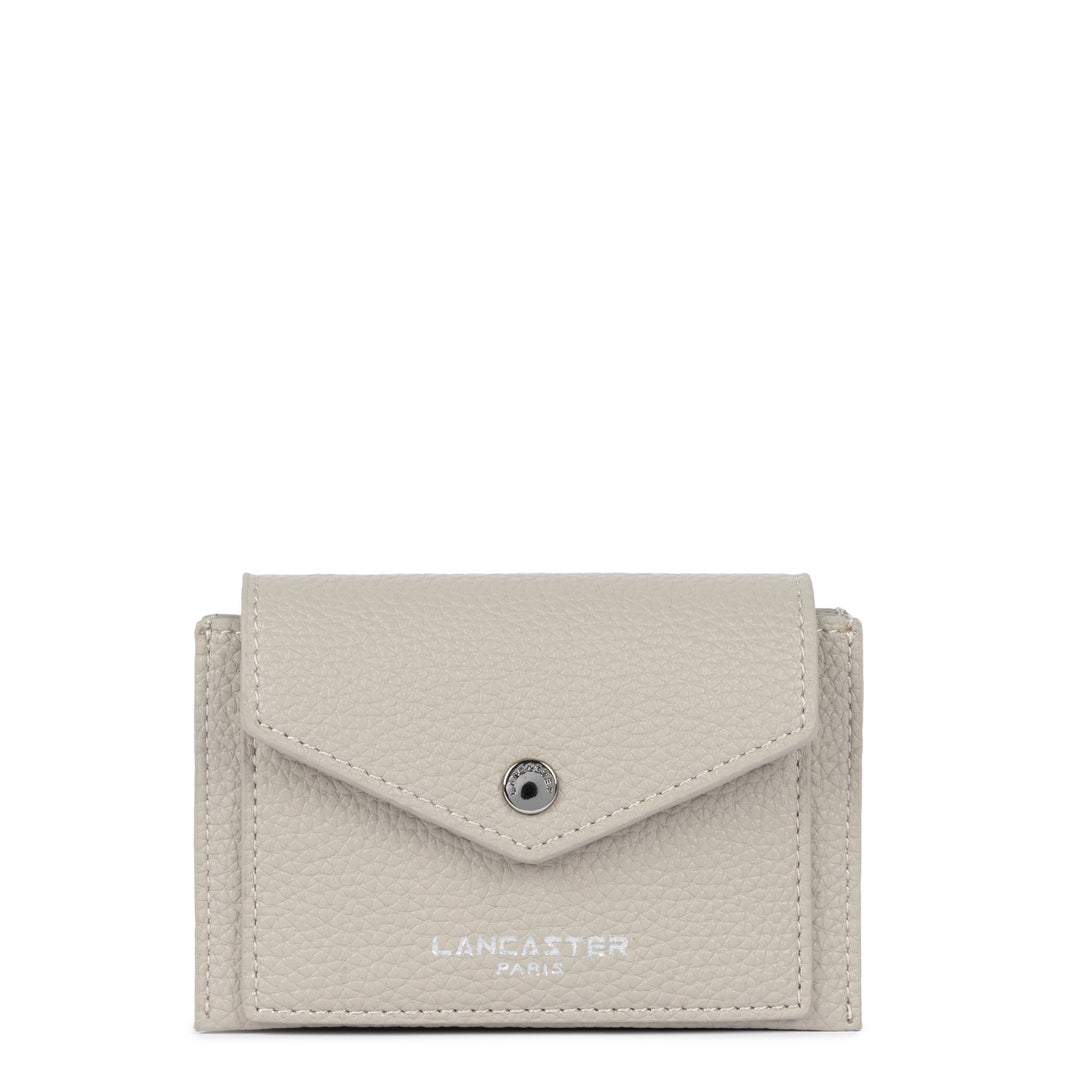 Lancaster Maya Double KBA Flap Coin Purse - Ivory