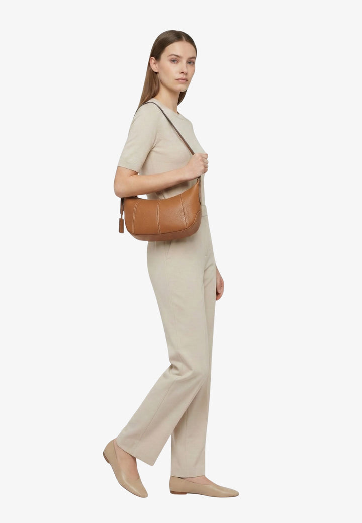 Lancel Torba na ramię Victoire Camel Kobieta