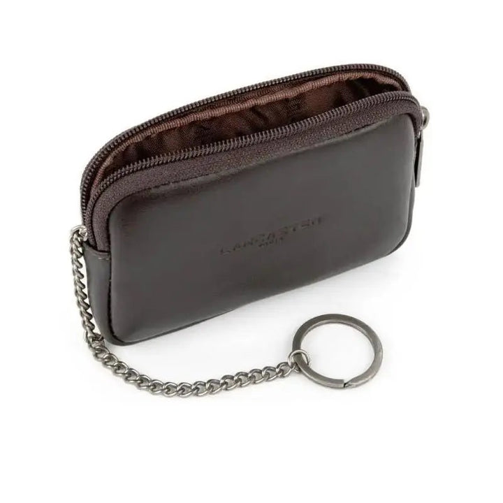 Lancaster Capital Brown Leather Coin Purse