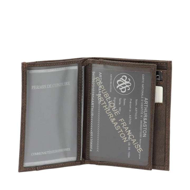 Arthur & Aston Portefeuilles Mixte, Homme, Femme Châtaigne