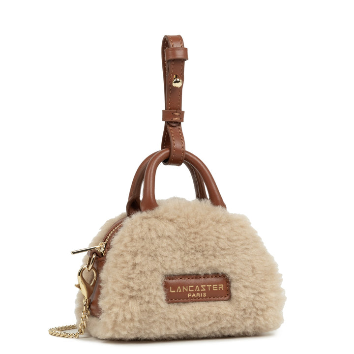 Lancaster Petit Sac à main Zippé Nano Moumoute ps25 177 Cognac