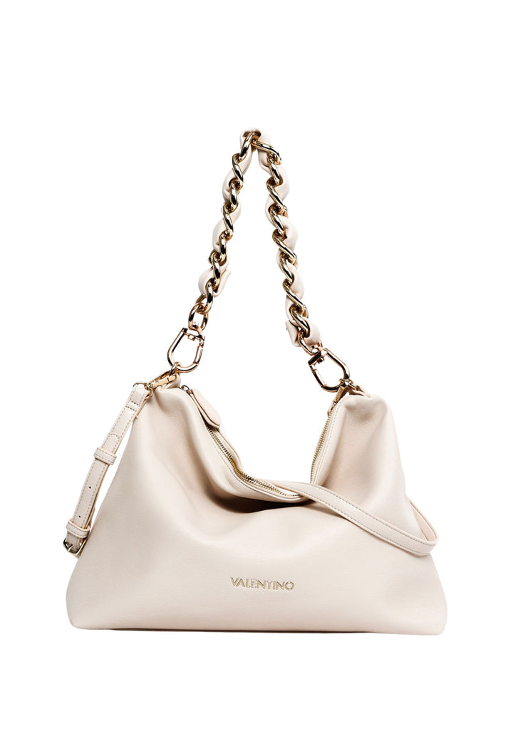 Valentino Skuldertaske til kvinder Beige Ecru VBS5ZQ01