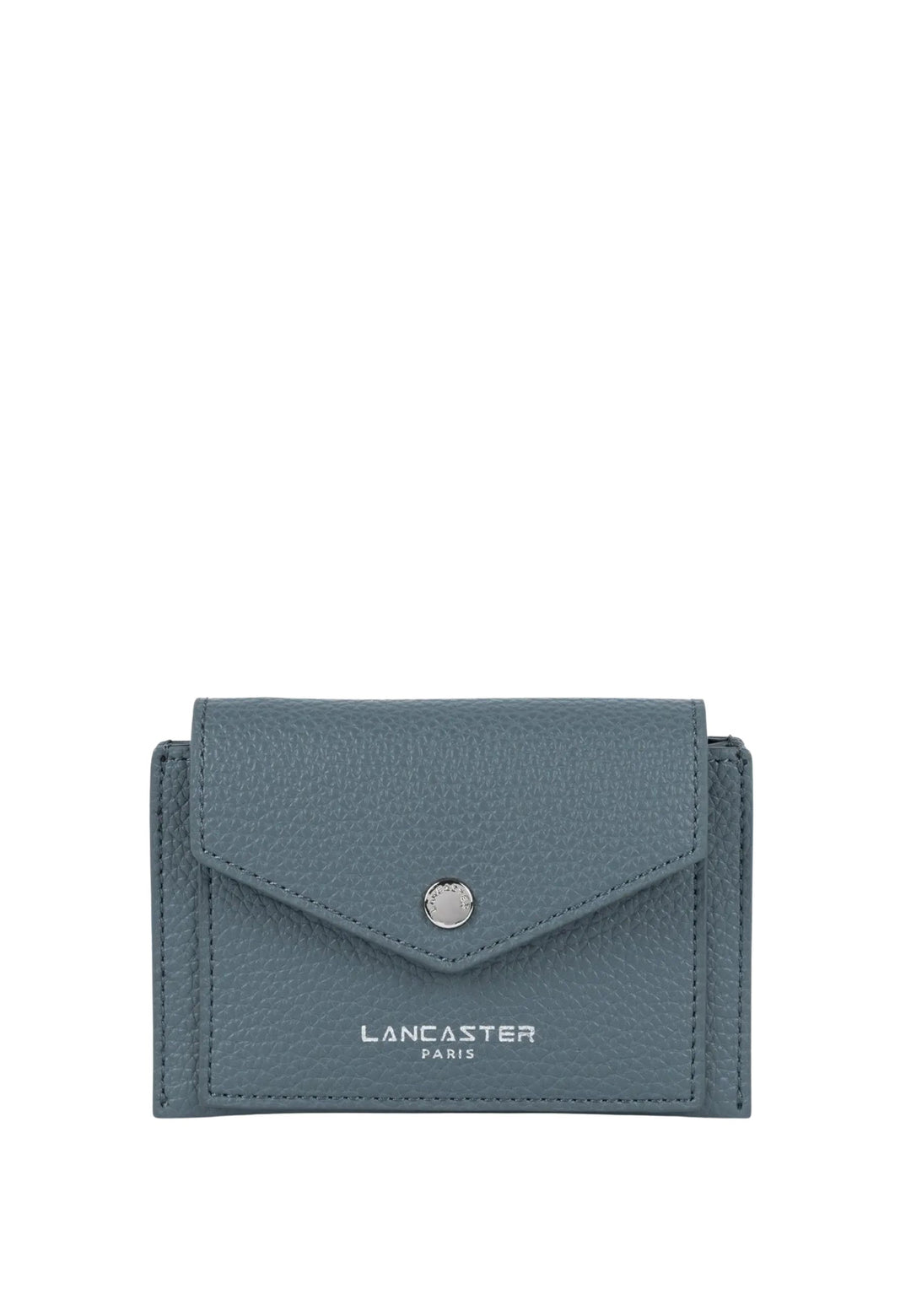 Lancaster Korthållare med lock och tryckknapp Maya Double KBA 117-010 Frostblå