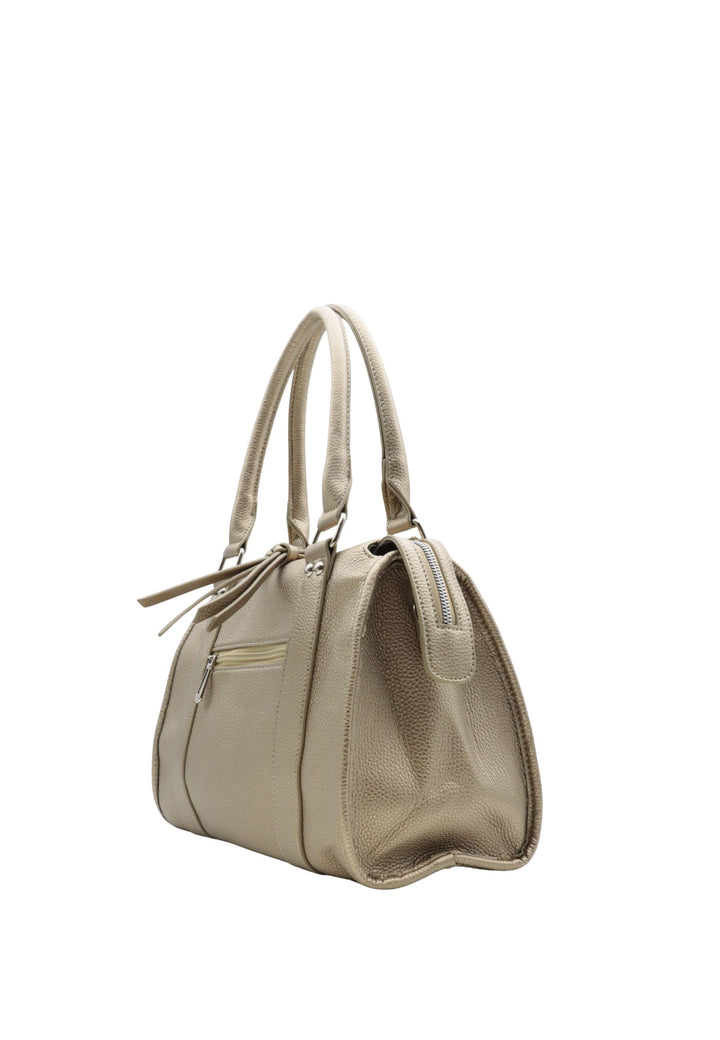 Nákupní taška Flora & Co F8531 Taupe Metal
