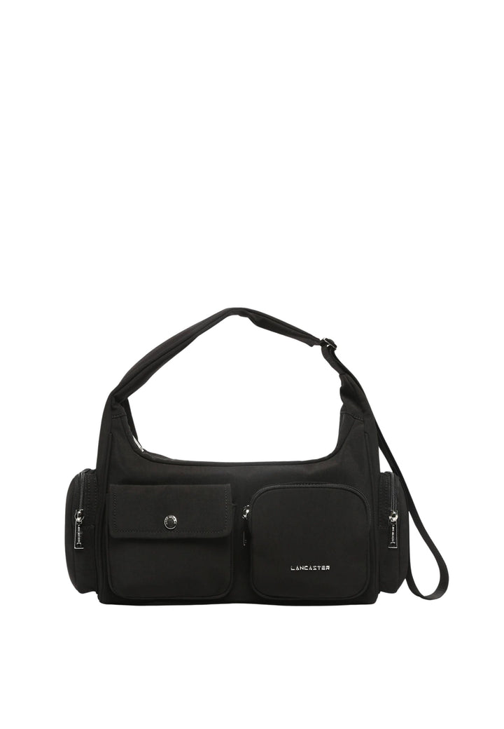 Mala a tiracolo Lancaster Zippé Basic Pocket 510/92 Preto
