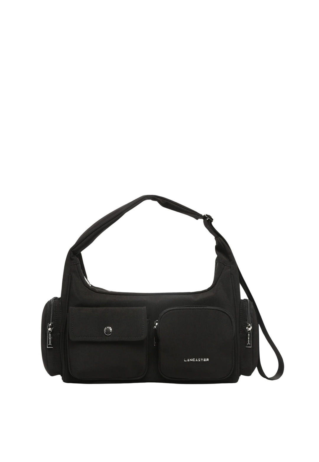 Mala a tiracolo Lancaster Zippé Basic Pocket 510/92 Preto