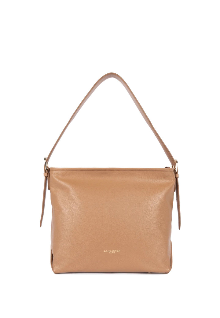 Lancaster Sac seau Zippé Dune Camel