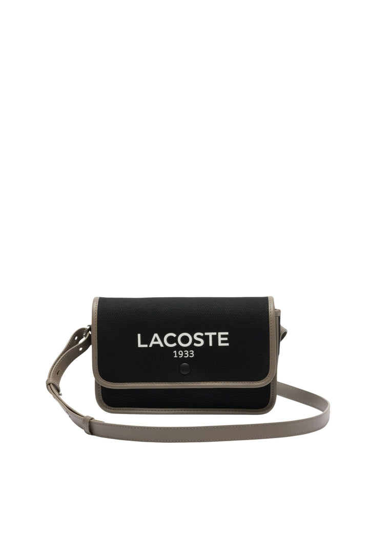 Lacoste Torba čez ramo Heritage Canvas črna