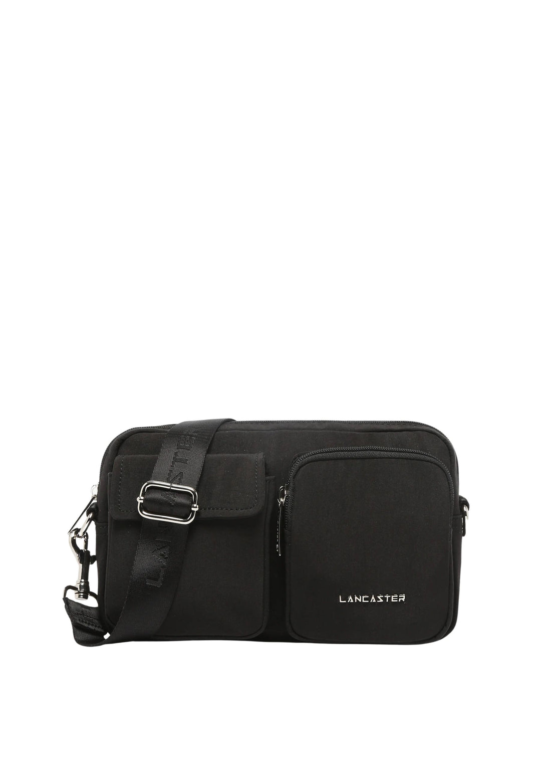 Lancaster Borsa a tracolla con zip Basic Pocket Nero