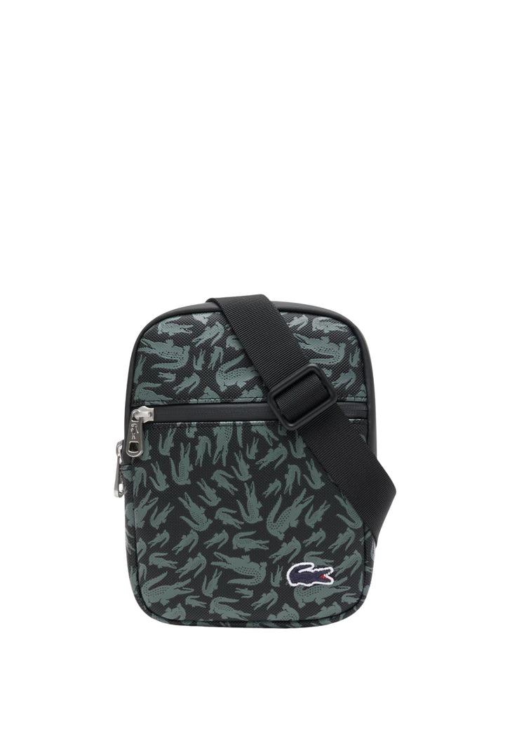 Lacoste Kleng Täsch Lcst Här NH5087TX Camo Croc Schwaarz