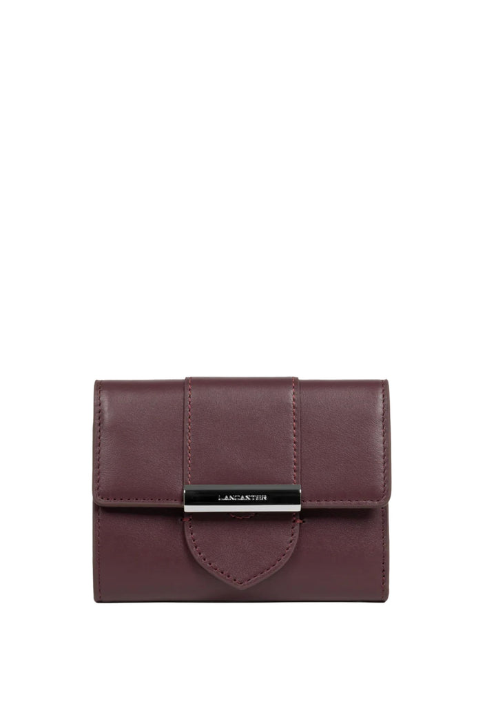 Lancaster Portafoglio con patta e chiusura Paris Ily Bordeaux