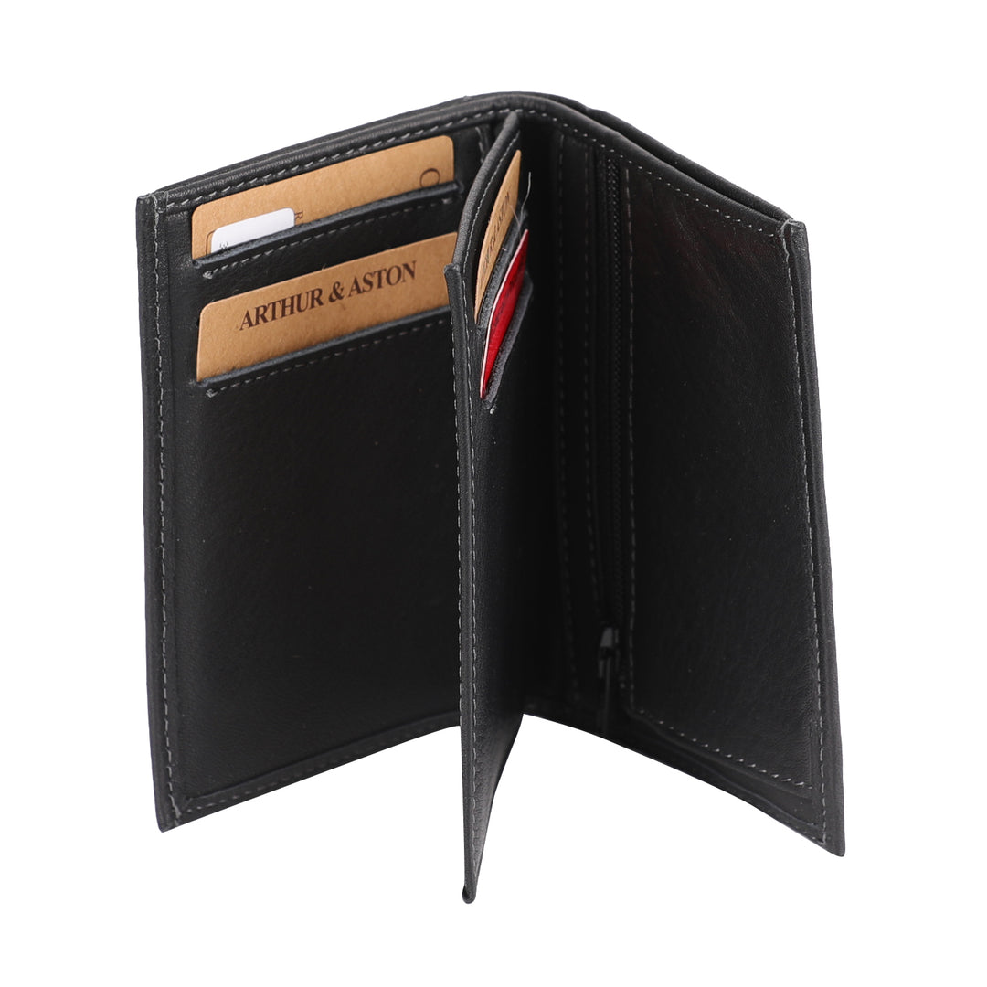 Arthur & Aston Tegnebøger Unisex, Mand, Kvinde 2028-799 Sort