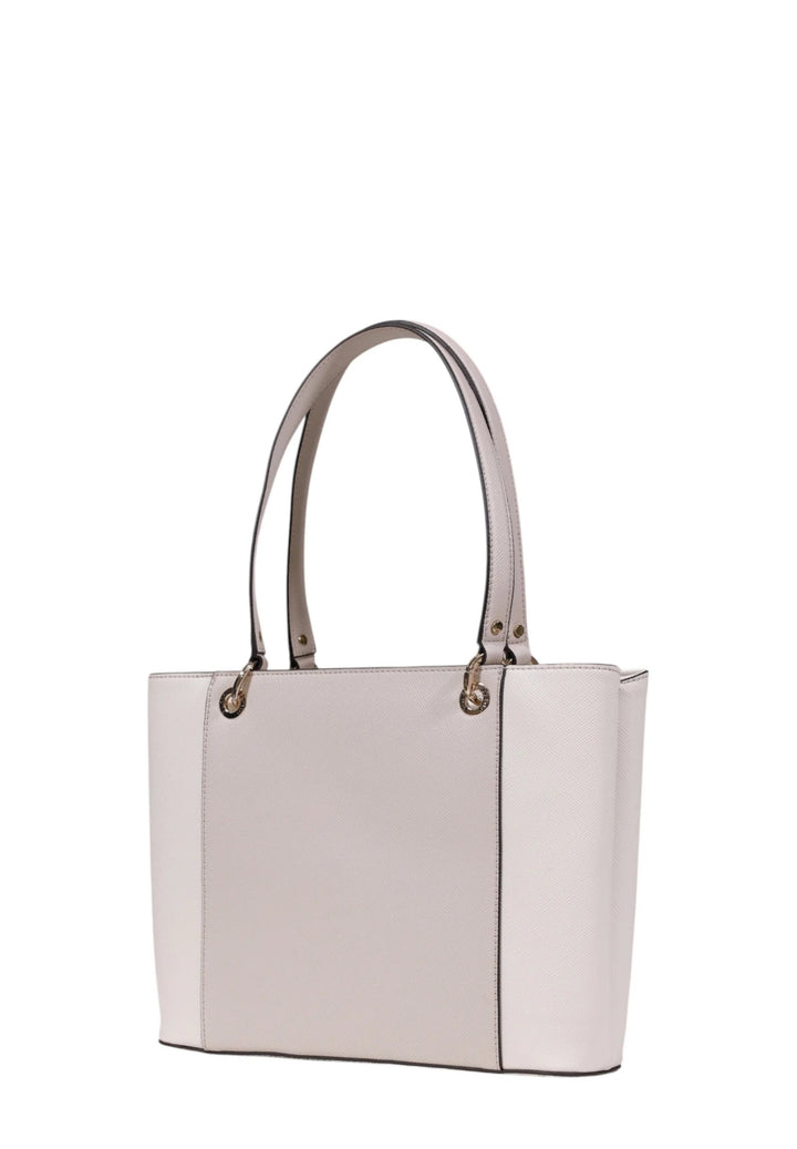 Guess Borsa a tracolla Bramina Small Satche Off White/Taupe