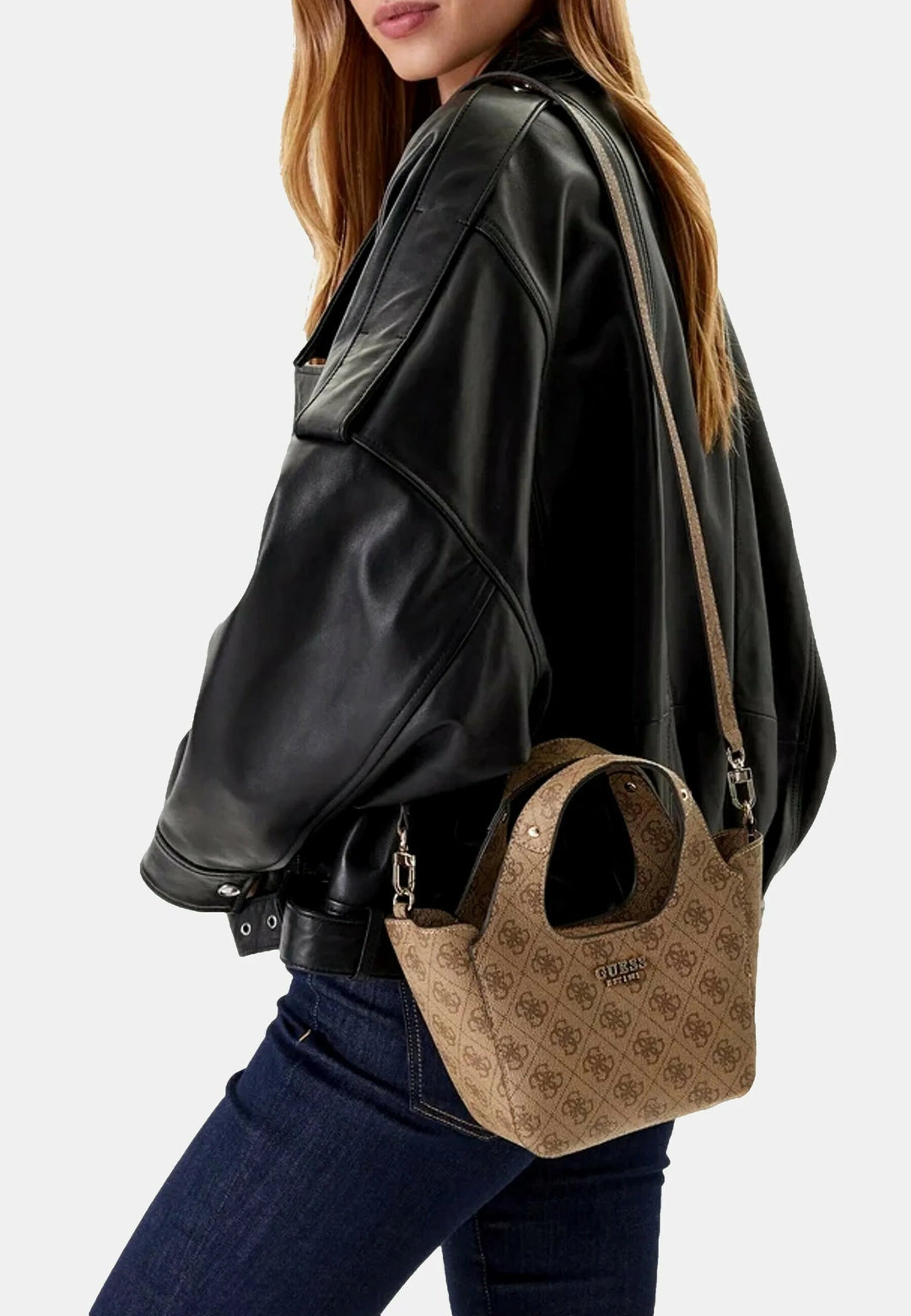 Adivinhar Sacs à main Handbag Latte Logo SG733475