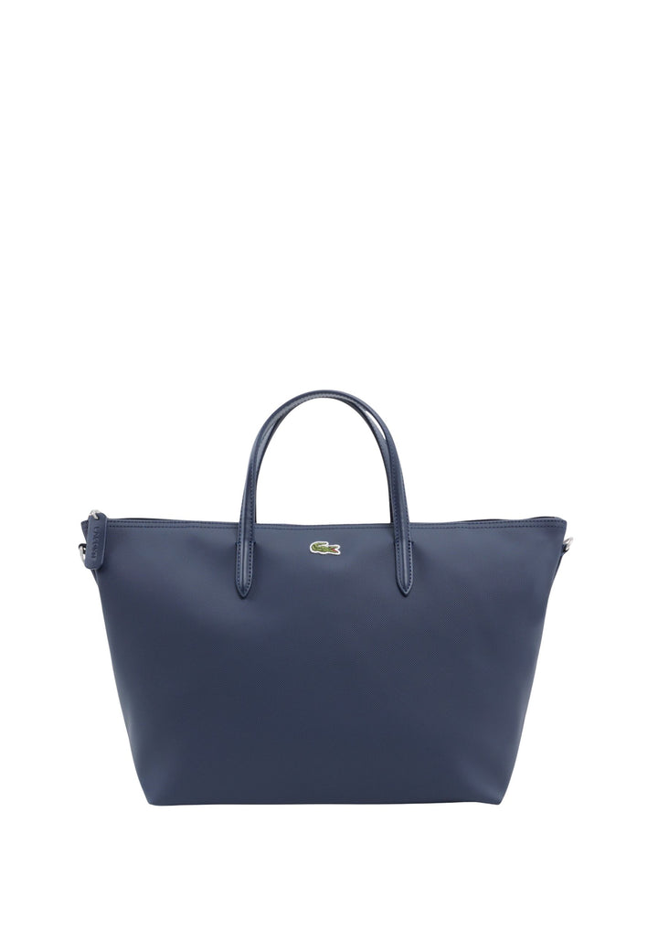 Piccola borsa shopper a tracolla L.12.12 Concept Blu Penombre