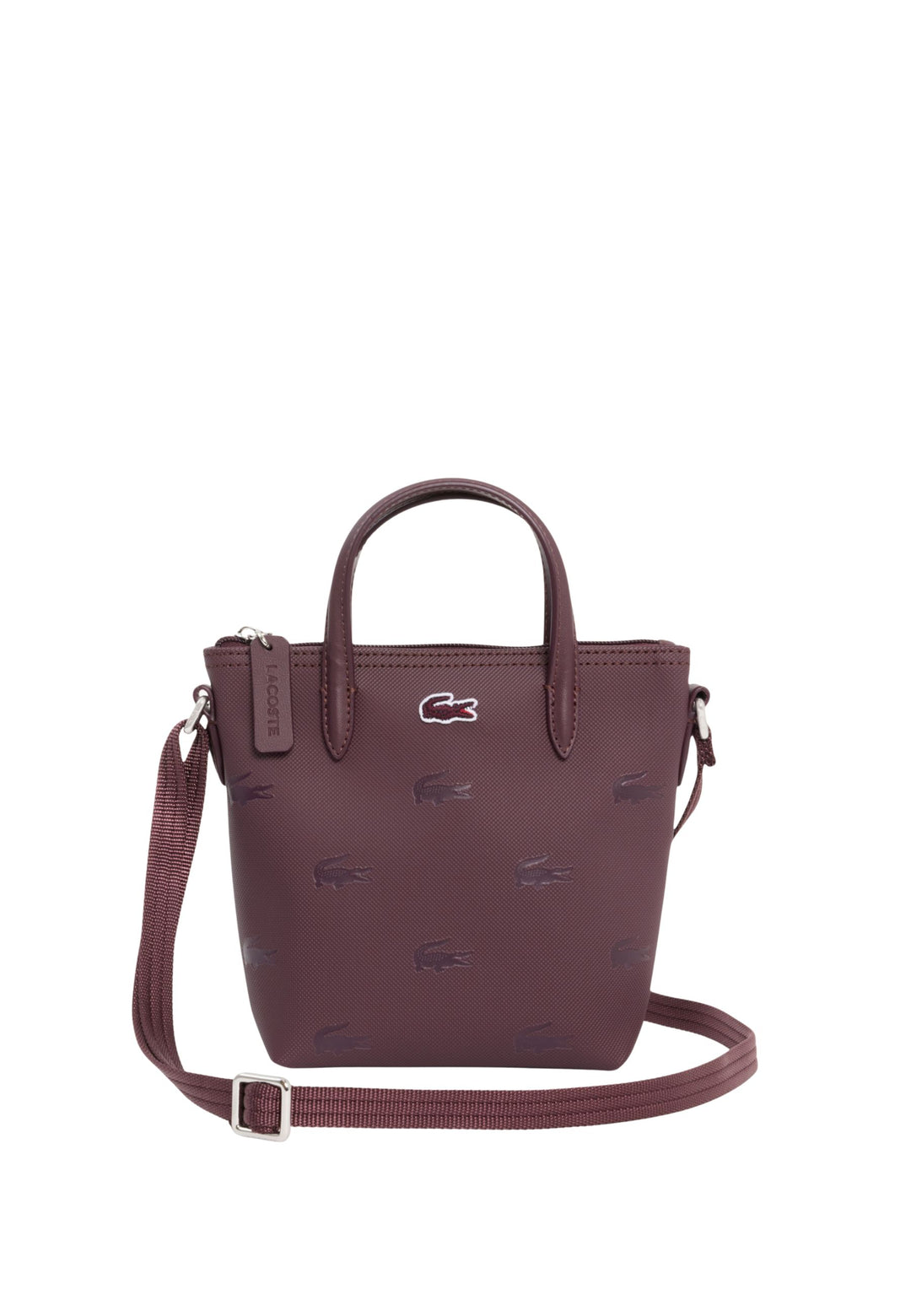 Lacoste Sac à main L.12.12 Concept Bordeaux Oxalis