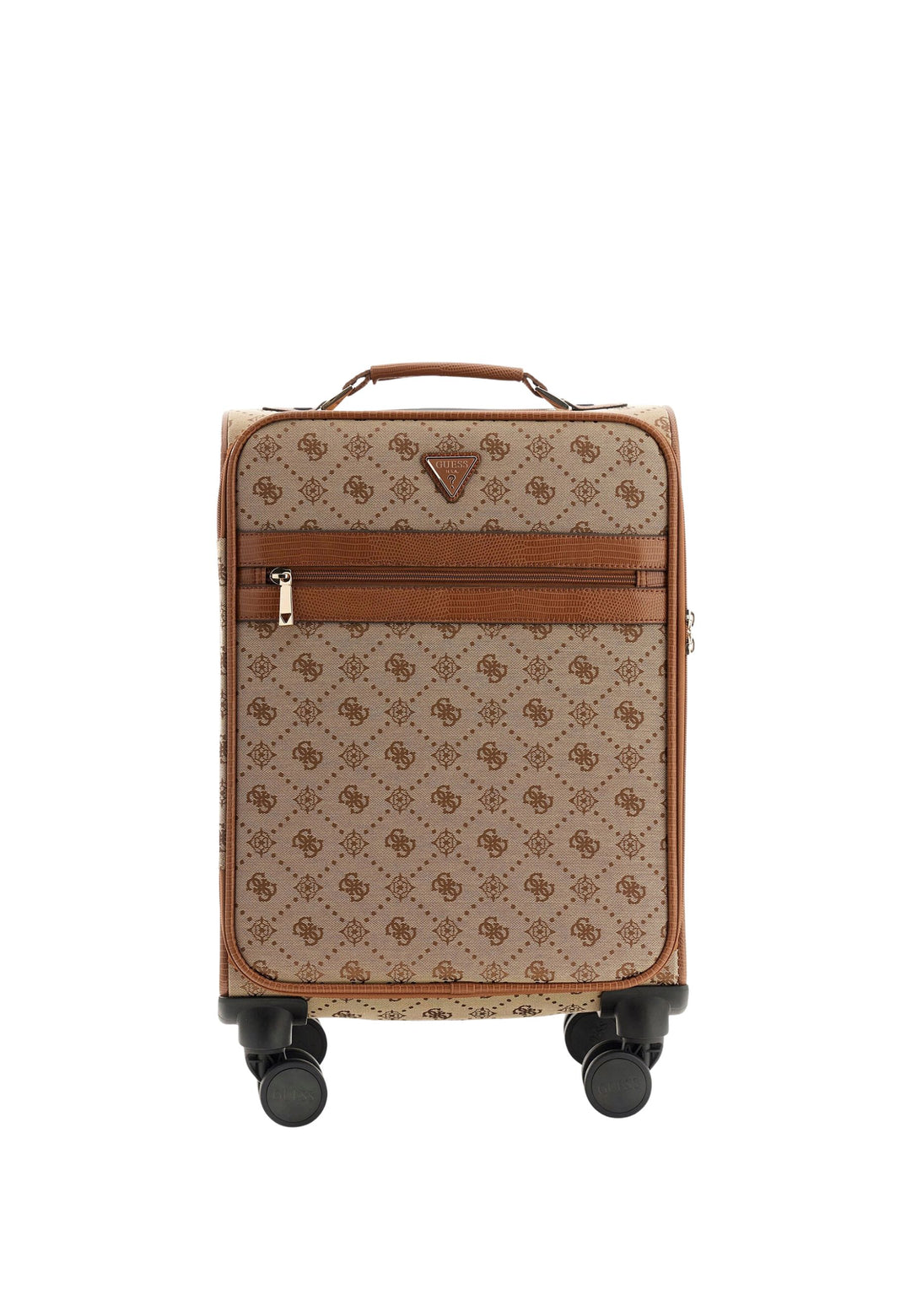 Guess Kabinové zavazadlo Melinda Logo Deluxe Latte Logo