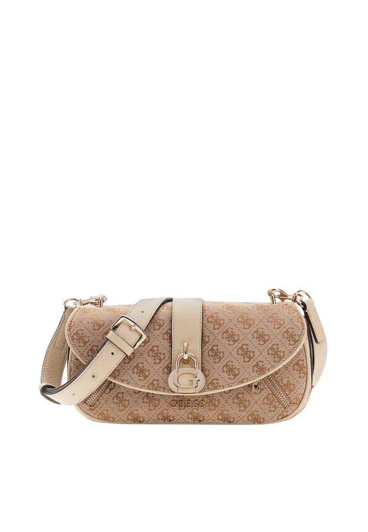 Guess Sac Bandoulière Jessa Girlfriend Sat Latte Logo