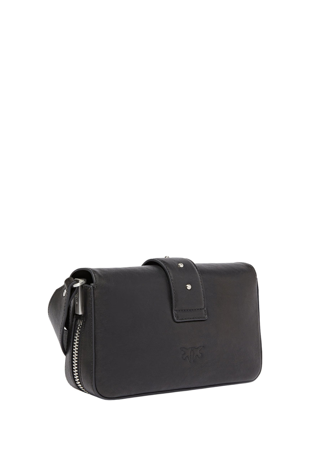 Pinko Kabelka Love One Slouchy Zip Mini Vite černá