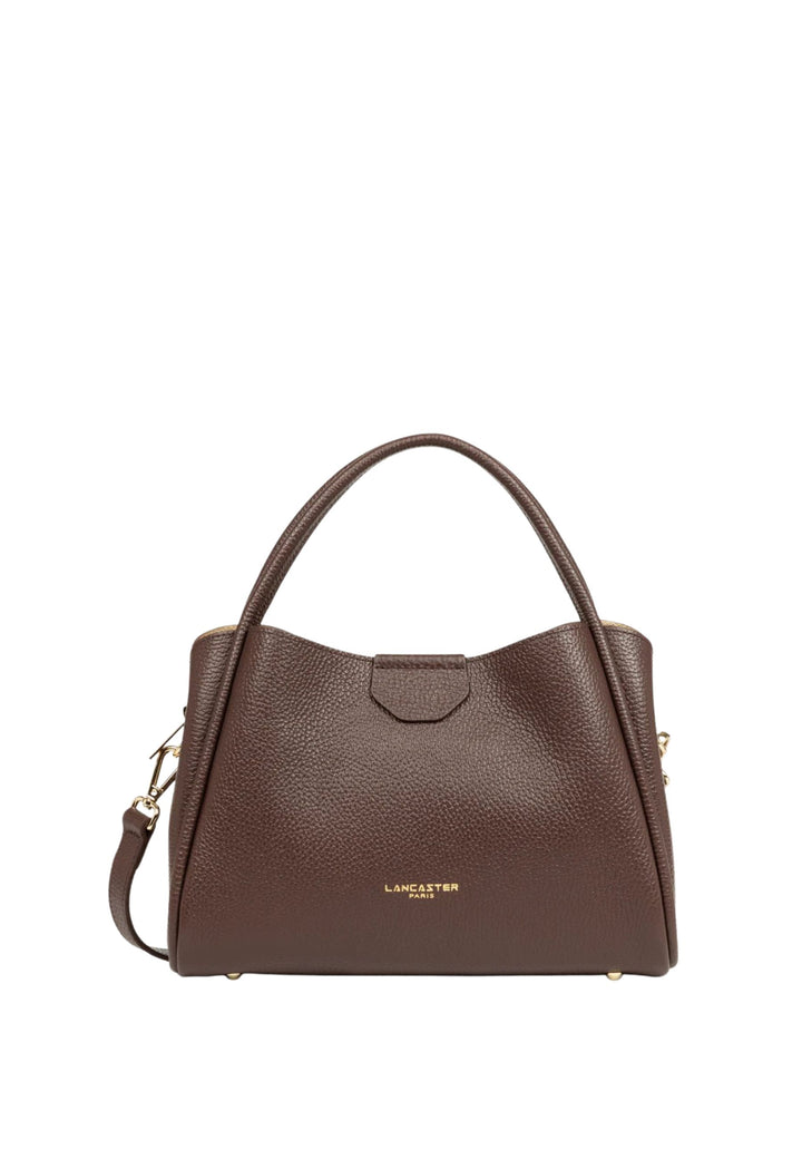 Lancaster Handtasche Aimantée M Ida Double Braun