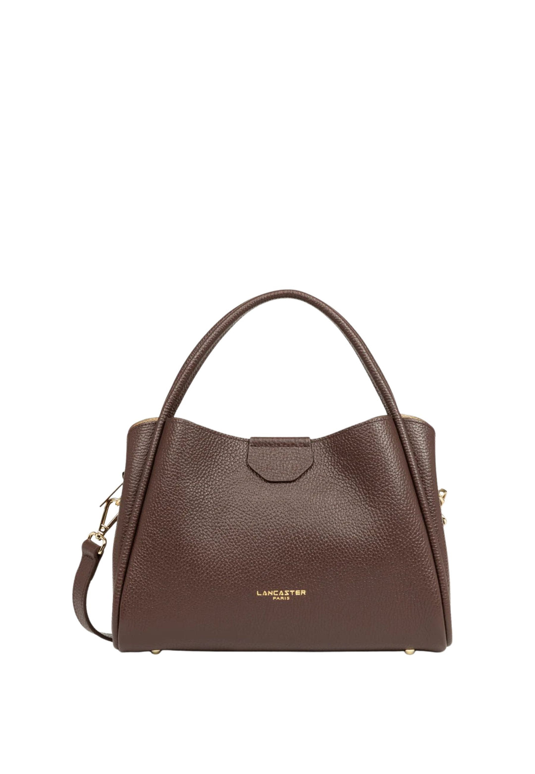 Lancaster Handtasche Aimantée M Ida Double Braun