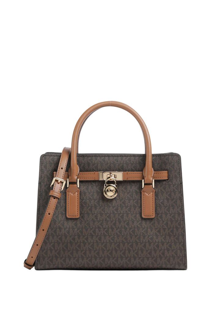 Michael Kors Hamilton handväska brun