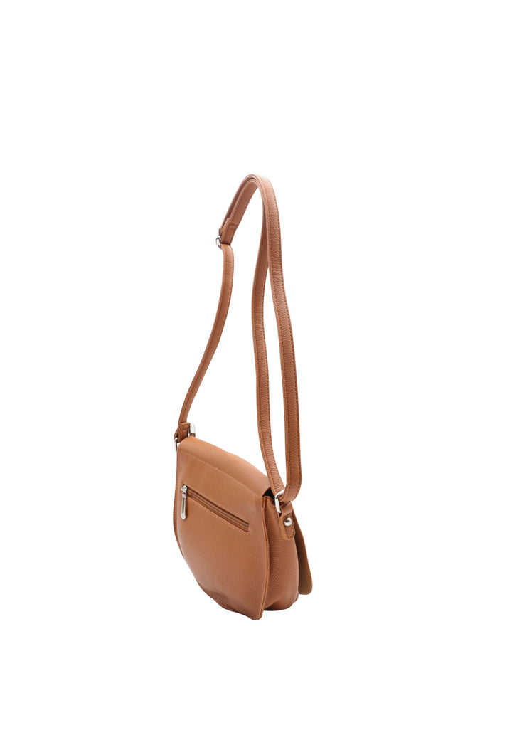 F7533 Flora klapiga crossbody kott & Co Camel