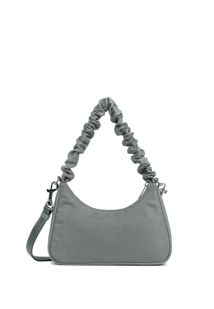 Lancaster Bolsa de ombro com zíper S Basic Chouchou 510-68 Cinza Cimento
