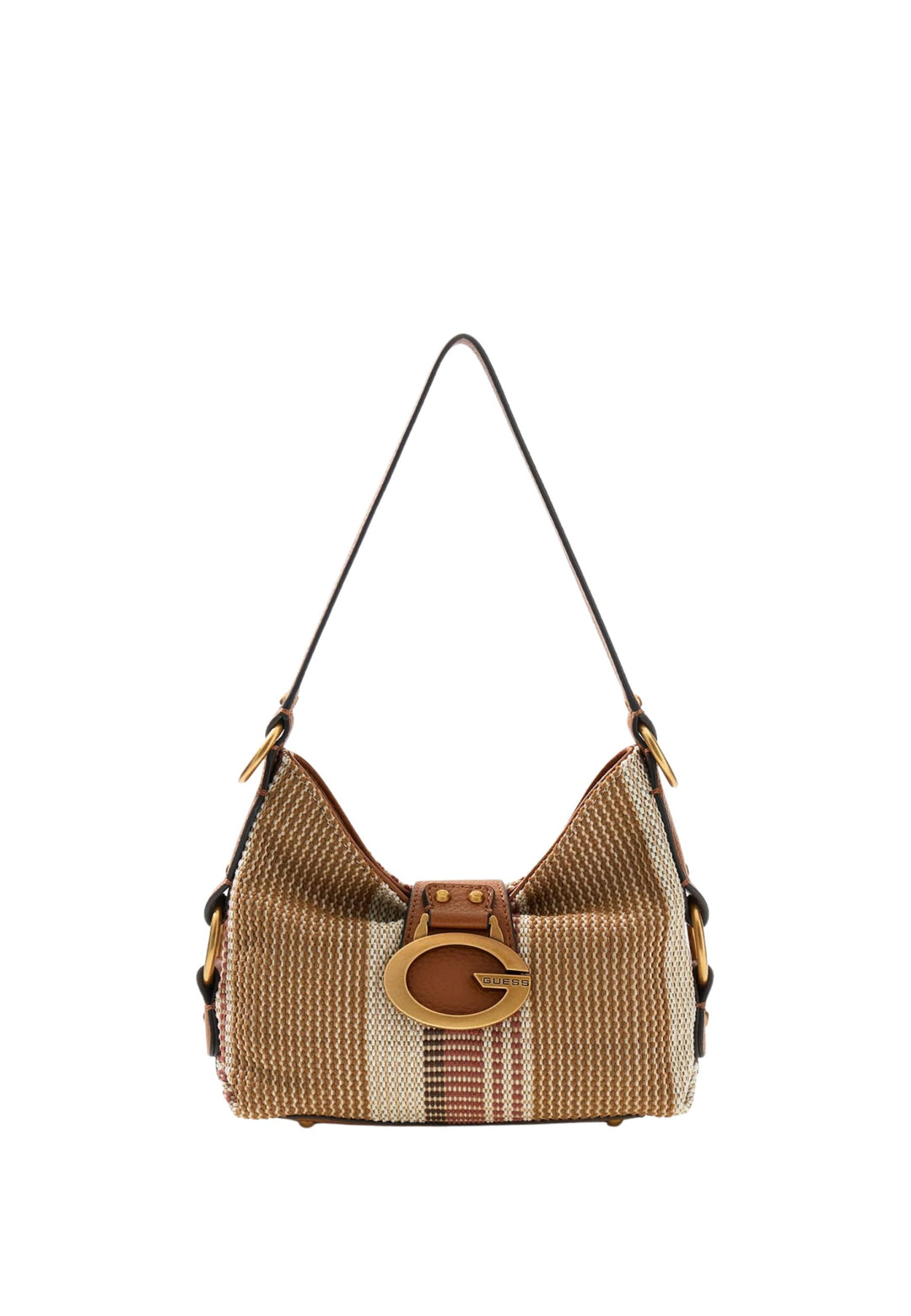Guess Skuldertaske Camden Shoulder Bag Cognac Multi AB930872