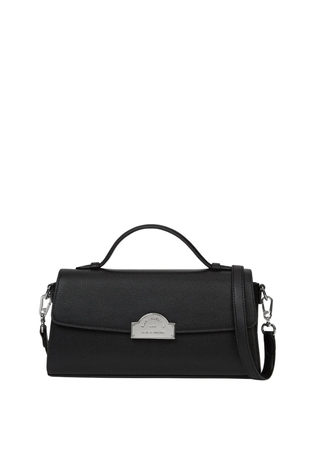 Karl Lagerfeld K/RSG skuldertaske i sort metal