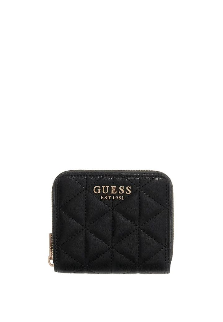 Guess Compagnon / Portmonni gesteppt Paisleigh Schwaarz QG9883137