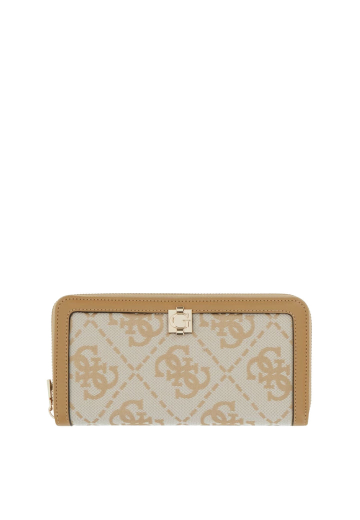 Guess Rejse tegnebog / Tegnebog Audrey Grand Monogramme Beige