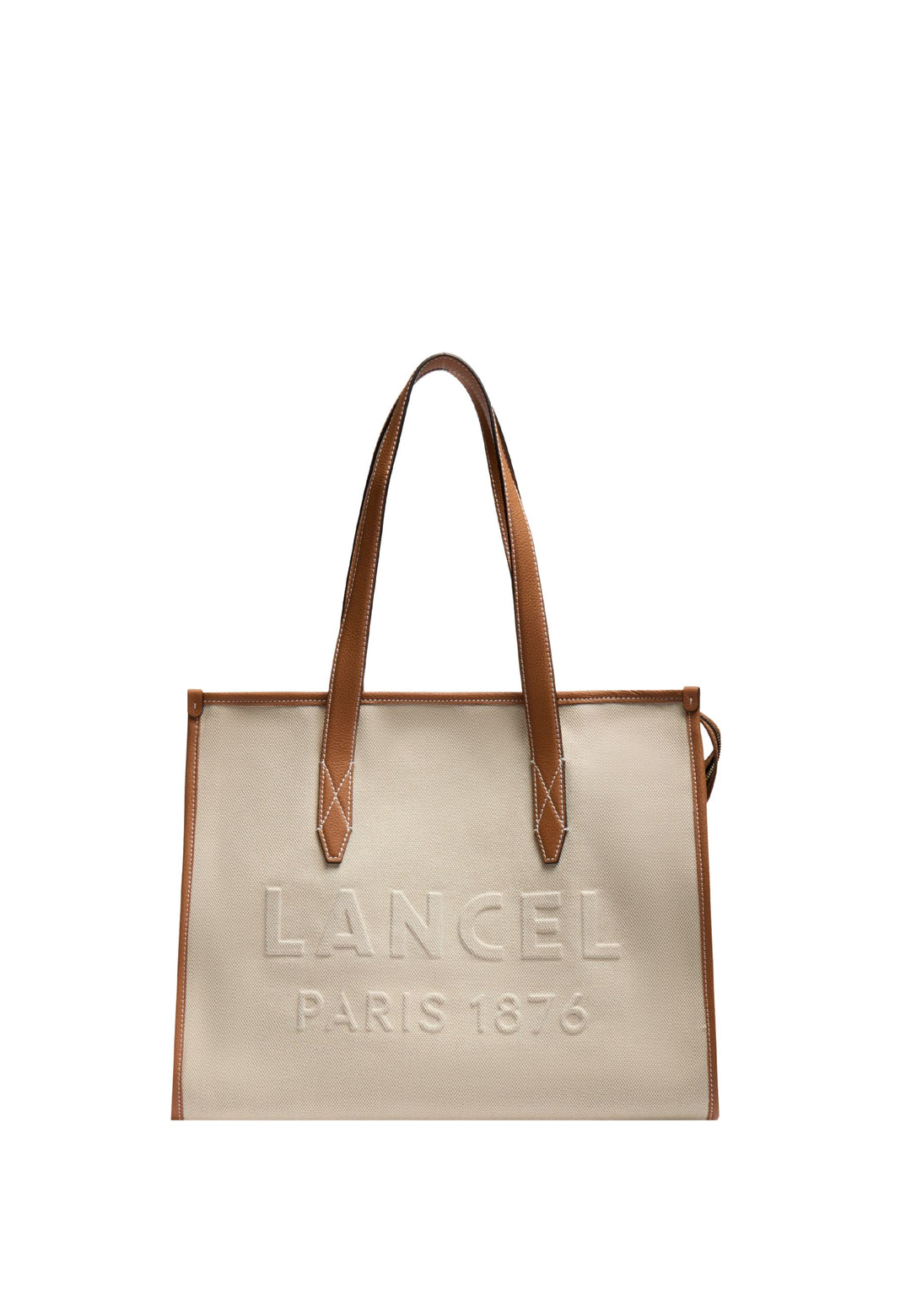 Lancel Cabas Jour Animation Naturel/Camel Femme