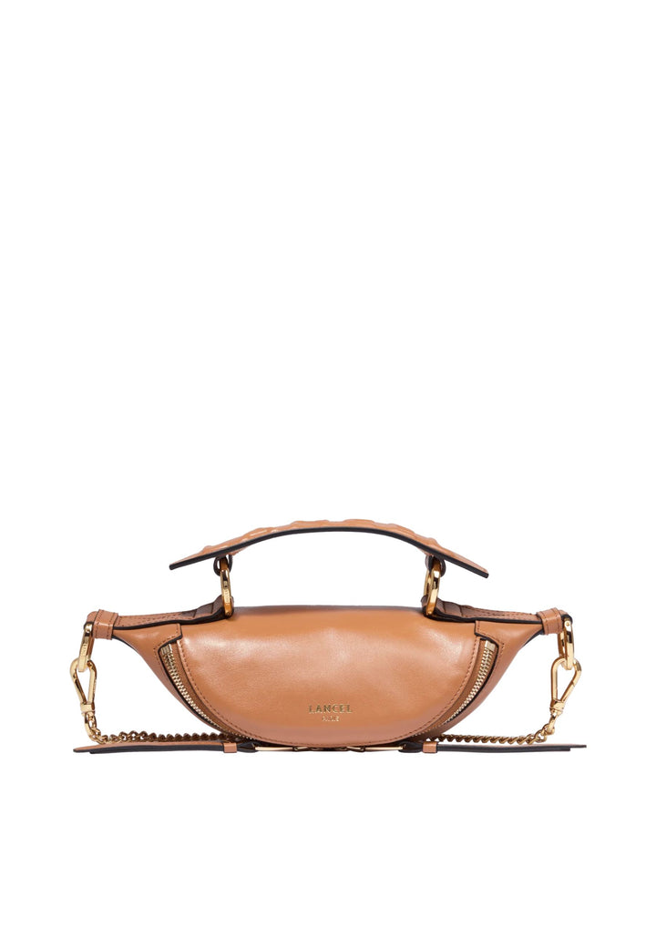 Lancel Mini Origami-håndtaske i kamelfarve til kvinder A1252620TU
