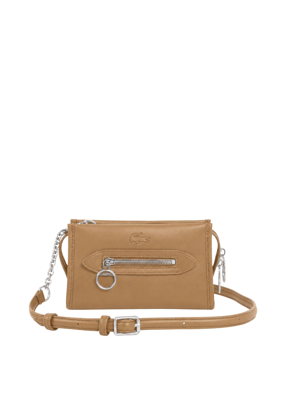 Lacoste Borsa mini a spalla Donna Celys Marrone Cookie