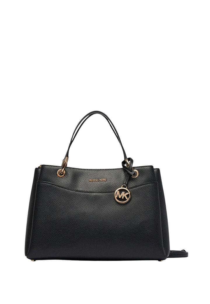 Michael Kors MAY Schoudertas Zwart Leer