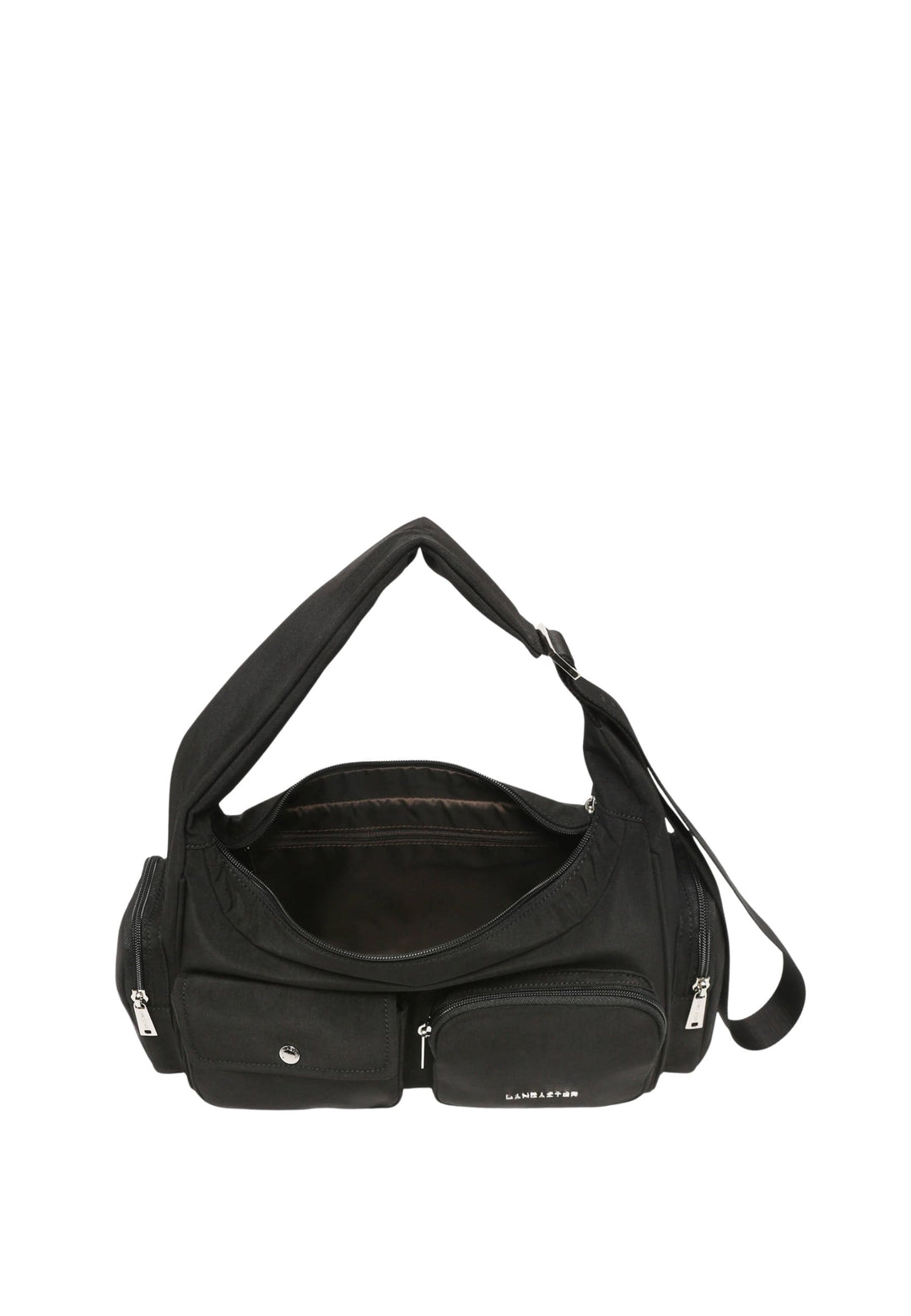Mala a tiracolo Lancaster Zippé Basic Pocket 510/92 Preto
