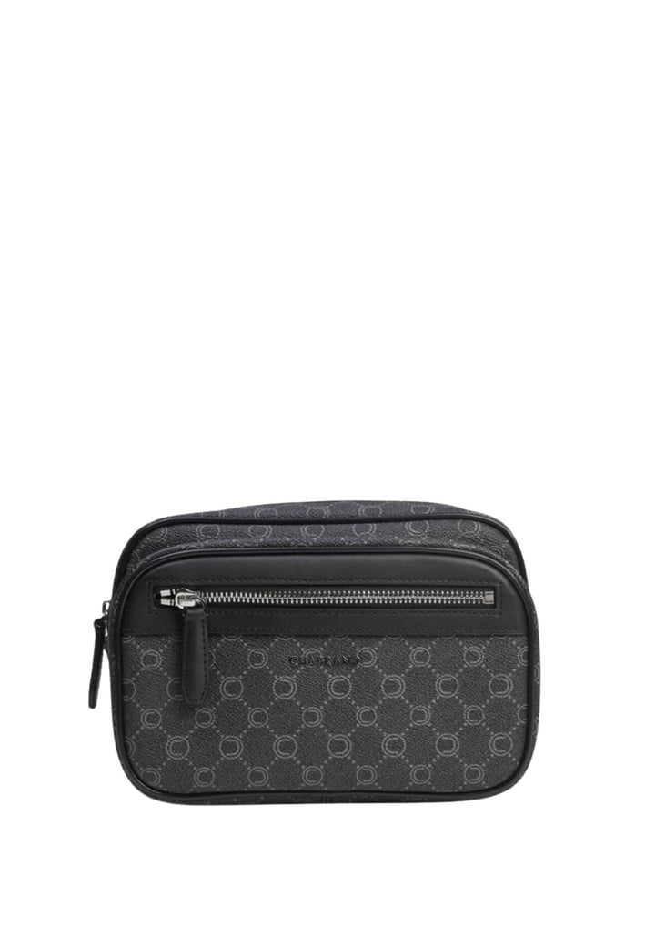 Chabrand Borsa a tracolla Tela rivestita Pelle Nero