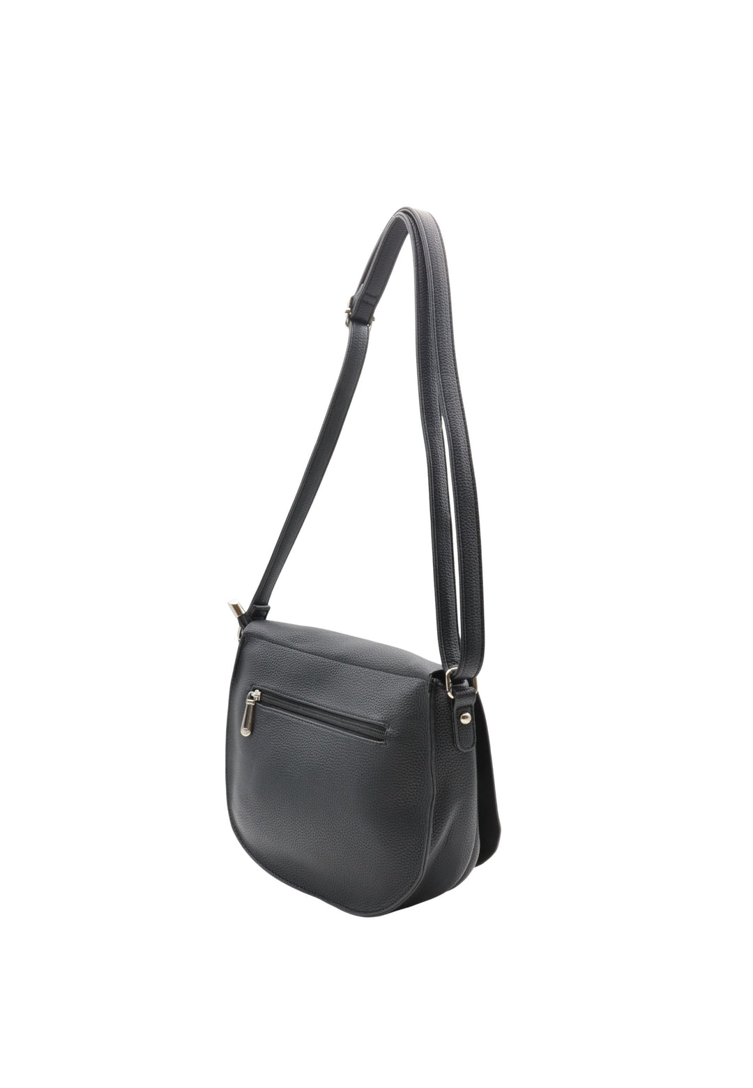 Sac porté croisé à rabat F7535 Flora & Co Noir