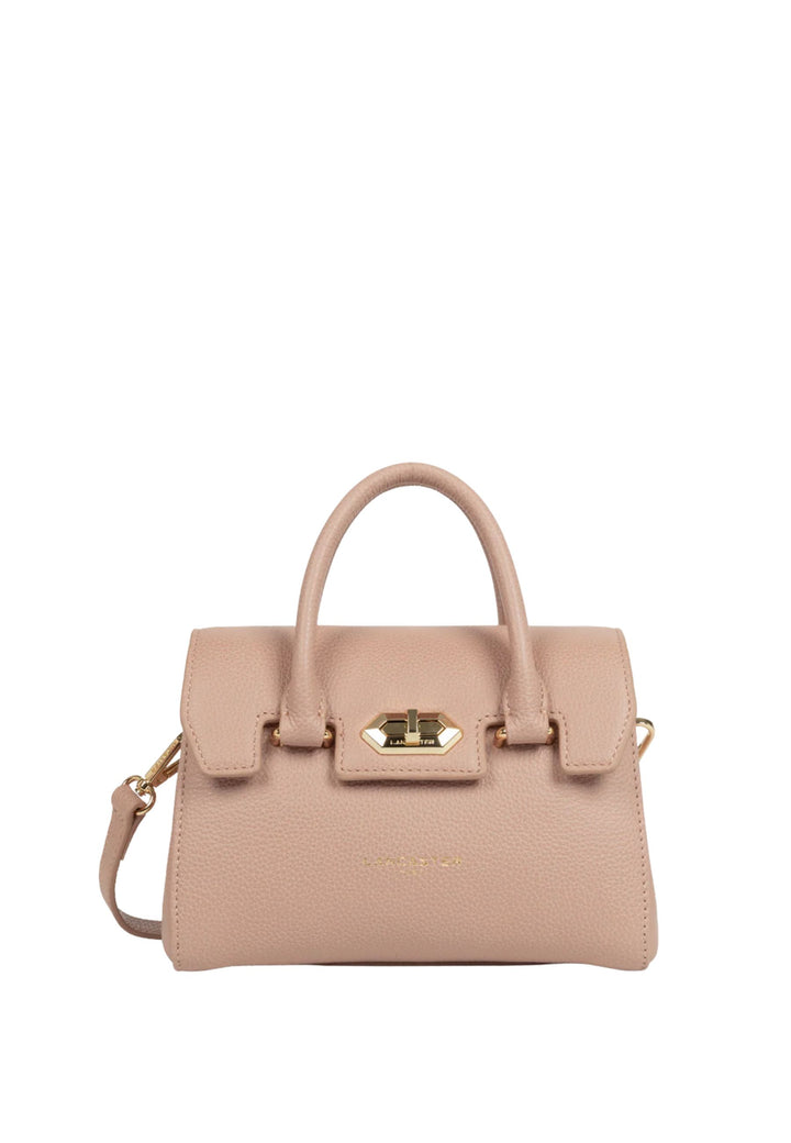 Lancaster Sac à main A rabat avec fermoir Mini Milano Cosmos Nude
