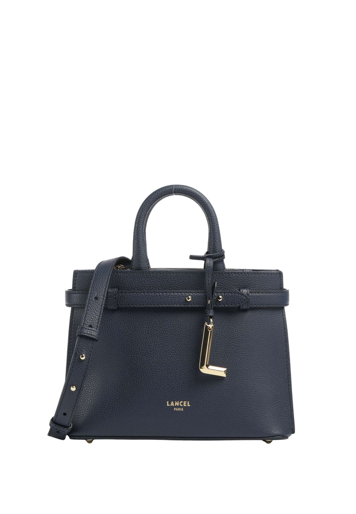 Lancel Faubourg Carryall S Borsa a Mano Blu Navy Ultra