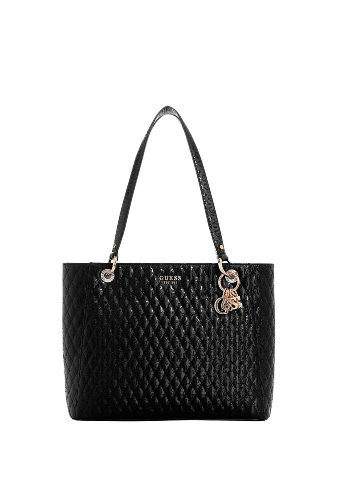 Torba na ramię Guess Betula Satchel Black