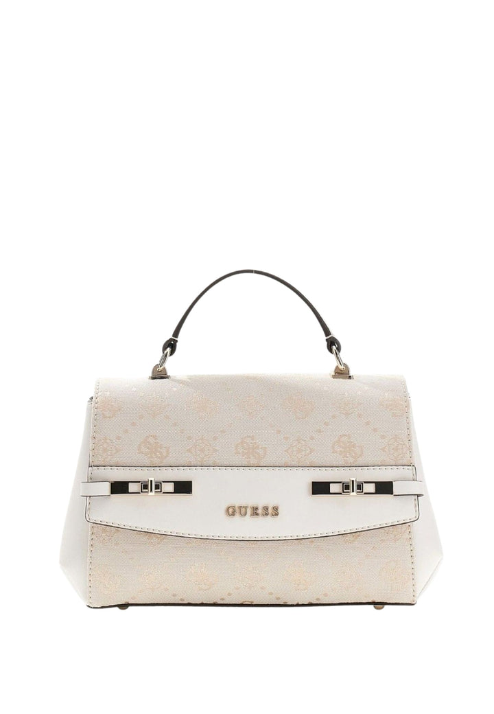 Guess Borsa a tracolla Melinda Logo Tri Com Off White Logo